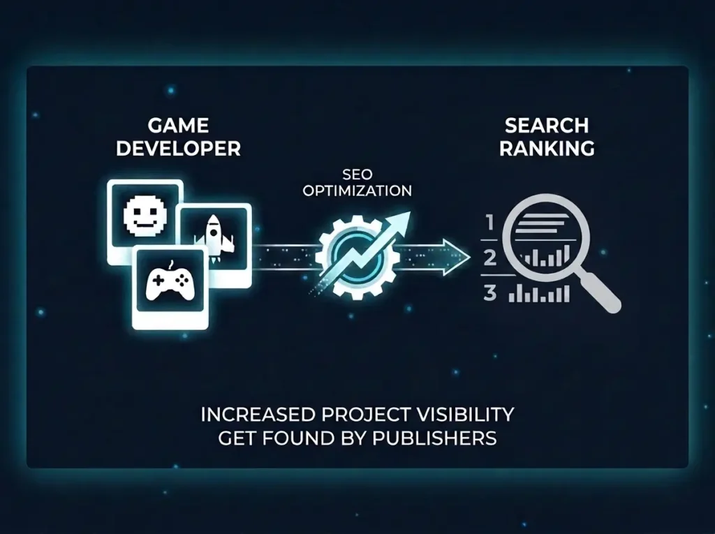 game developer SEO strategy.