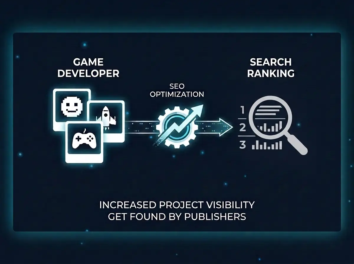game developer SEO strategy.