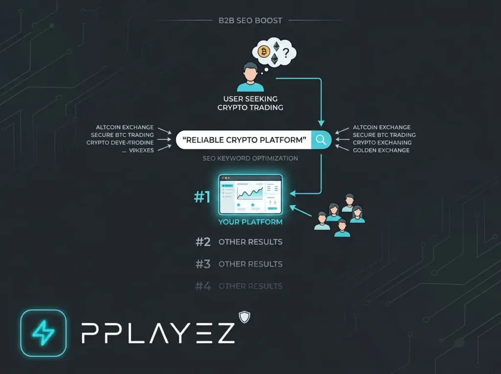 crypto seo blockchain strategy.