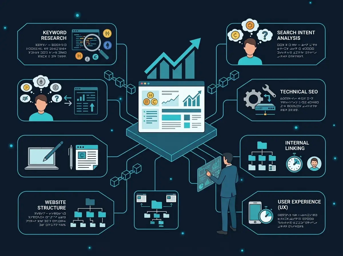 cryptocurrency seo strategy.