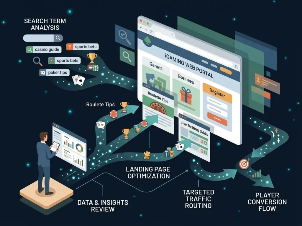 igaming seo service strategy.